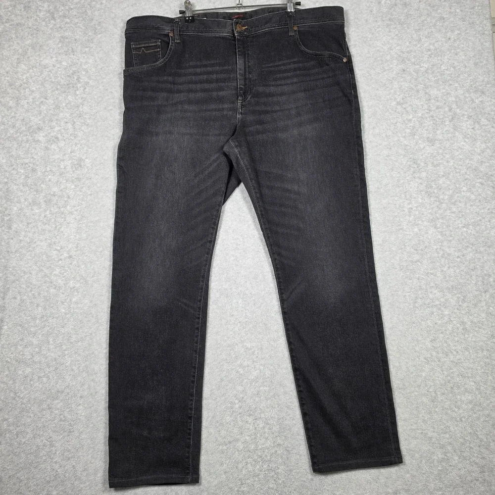 Alberto Jeans Mens Size 40x32 Dark Wash Modern Fit Handcrafted Whiskers Dual FX